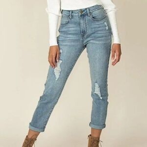 Joyfolie relaxed distresd jeans size 32